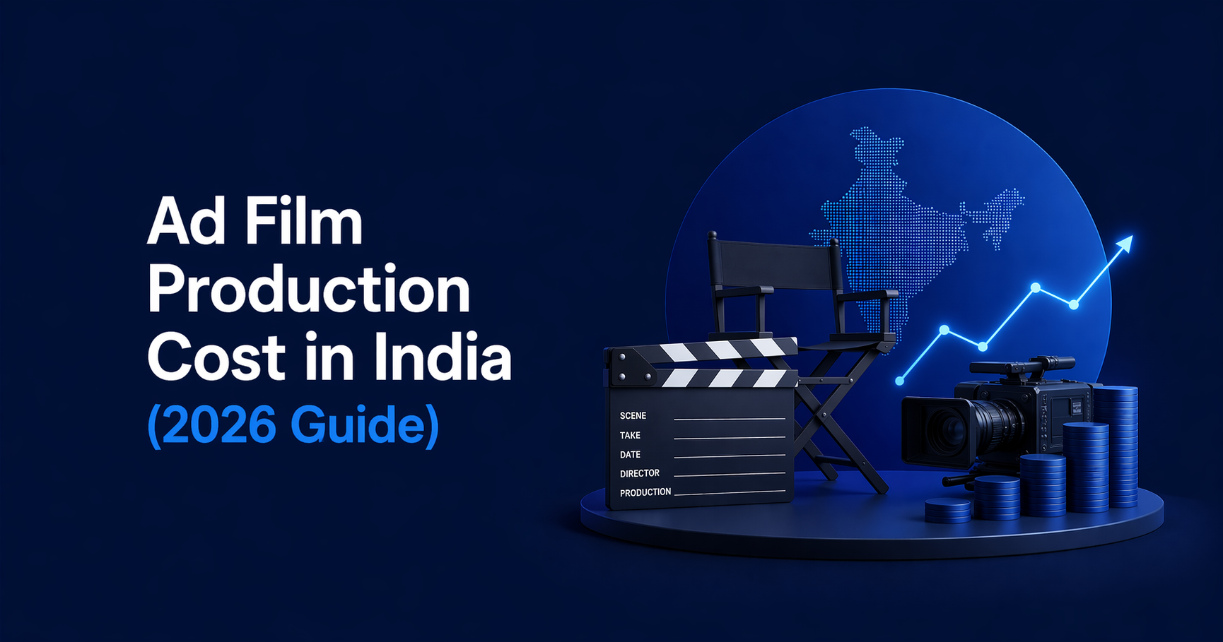 An ad film set in Mumbai with a camera operator framing a product shot